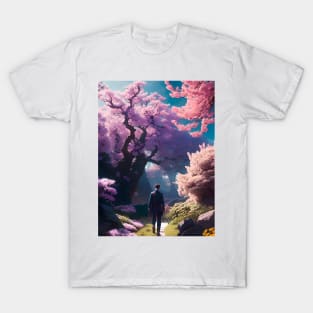 Walk among Cherry Trees T-Shirt